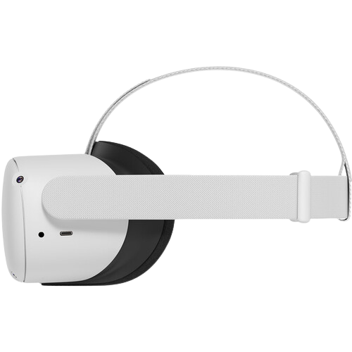 سماعة الواقع الافتراضي اوكيولوس كويست 2 المتطورة الكل في واحد، 256 جيجابايت - ابيض
