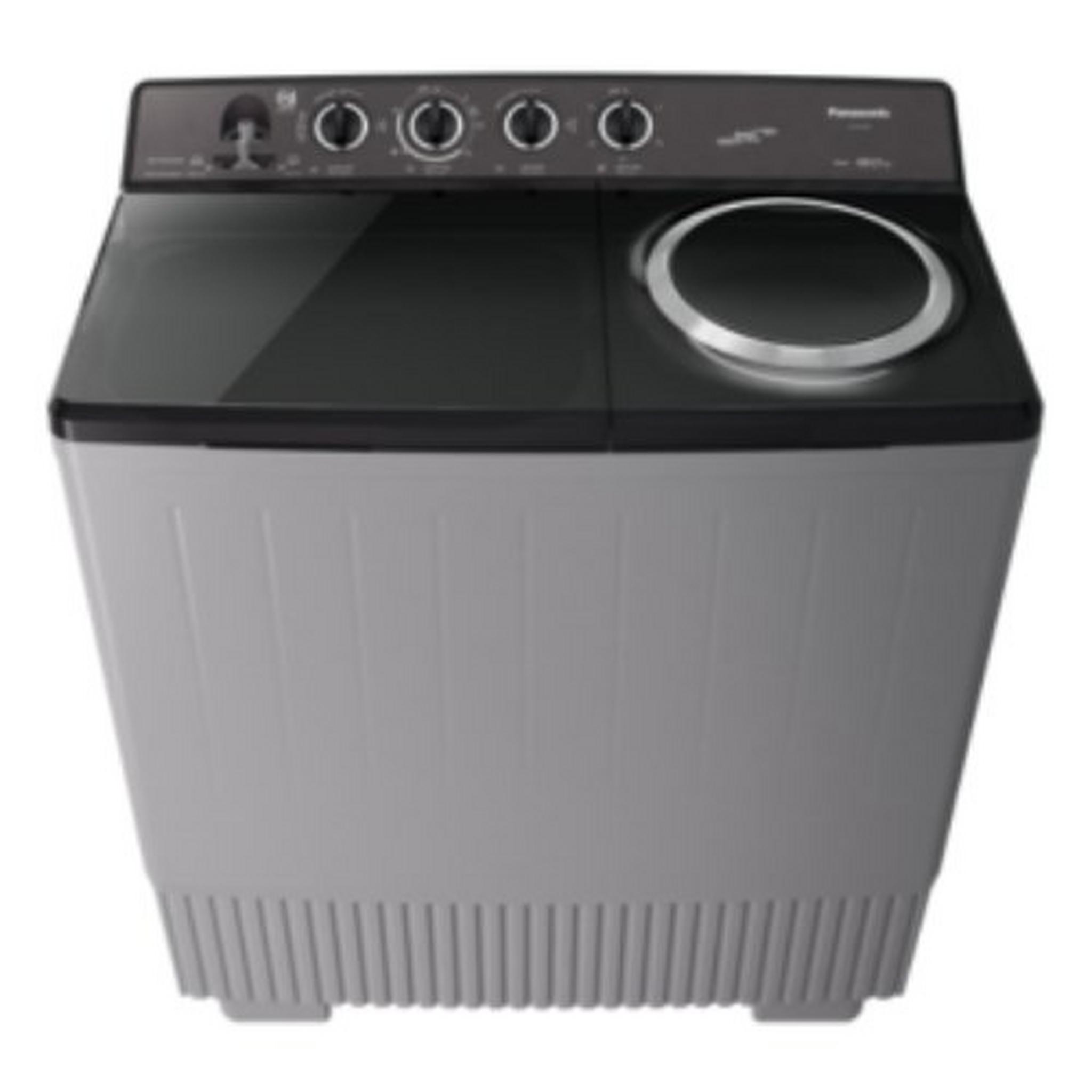 Panasonic Twin Tub Washer 18Kg Washing Capacity, 13kg Drying Capacity - NA-W18XG1BRU - Grey