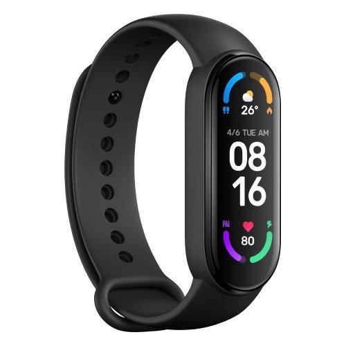 سوار متتبع نشاط اللياقة البدنية شاومي مي 6 - أسود