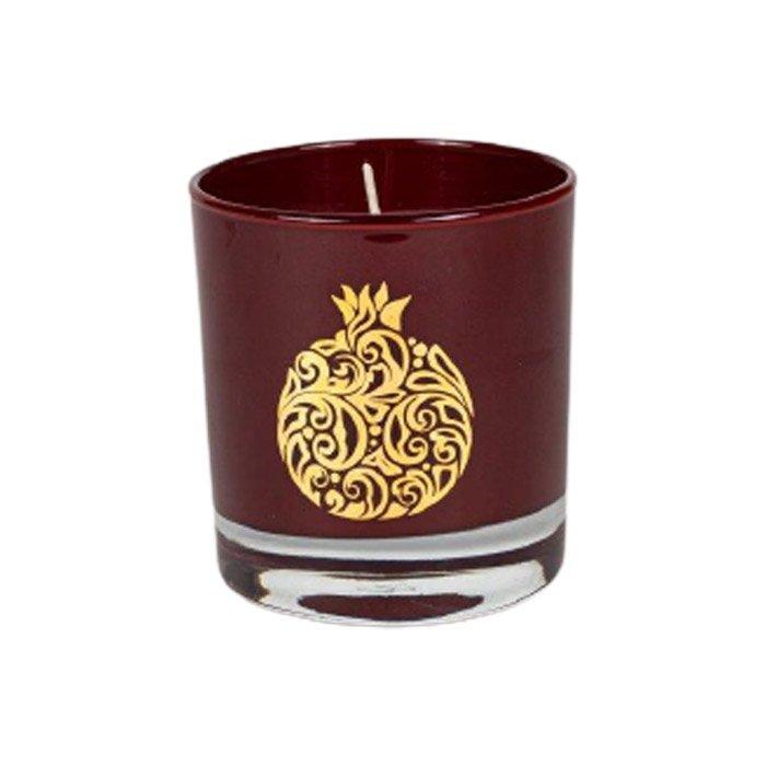 Buy Amber candle 210g - burgundy in Kuwait