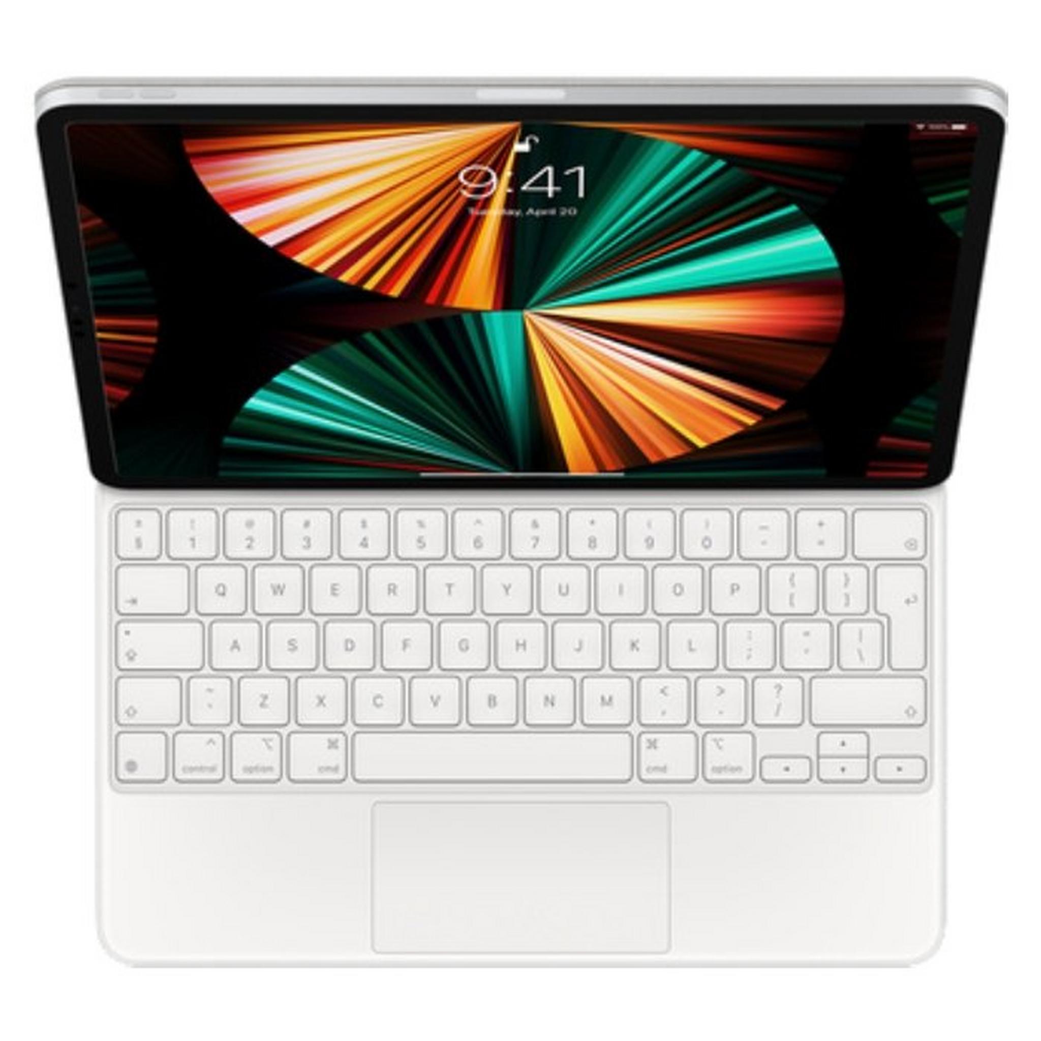Apple Magic Keyboard for iPad Pro 11-inch 4th Gen, English, MJQJ3Z/A - White