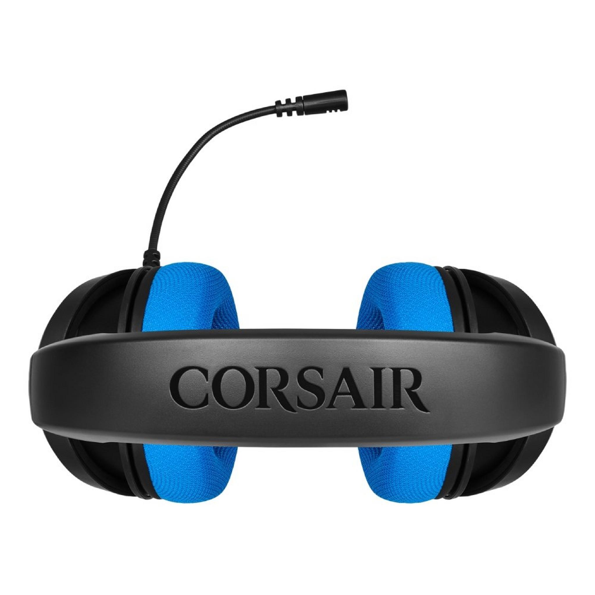 Corsair HS35 Stereo Wired Gaming Headset - Blue