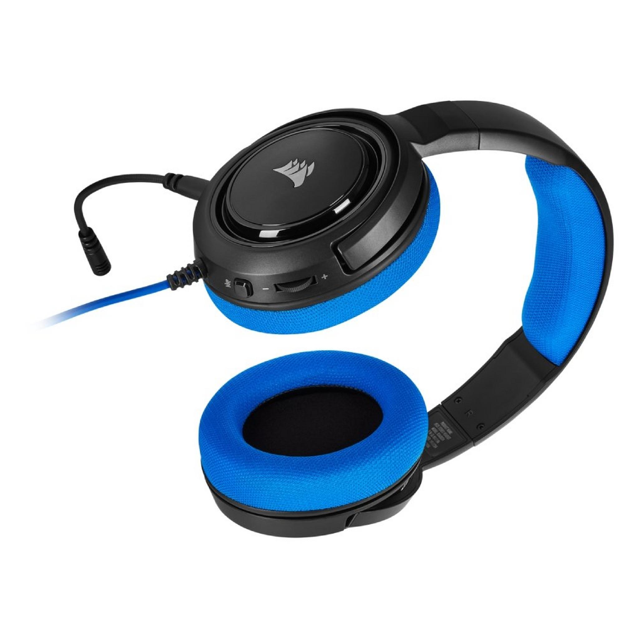 Corsair HS35 Stereo Wired Gaming Headset - Blue
