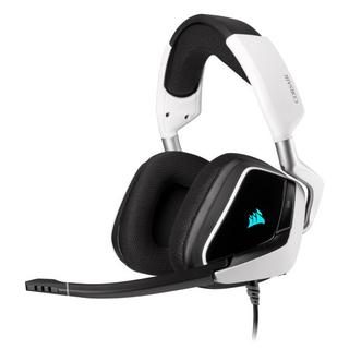 Buy Corsair void rgb elite usb wired headset - white in Saudi Arabia