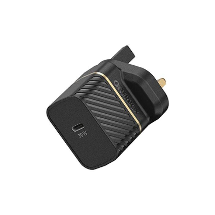 Buy Otterbox 30w wall charger gan usb-c (78-80486) - black in Kuwait