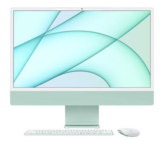 Apple iMac M1 Processor 8GB RAM 512 SSD 24-inch Touch ID 4.5K Retina Display All-In-One Desktop (2021) - Green