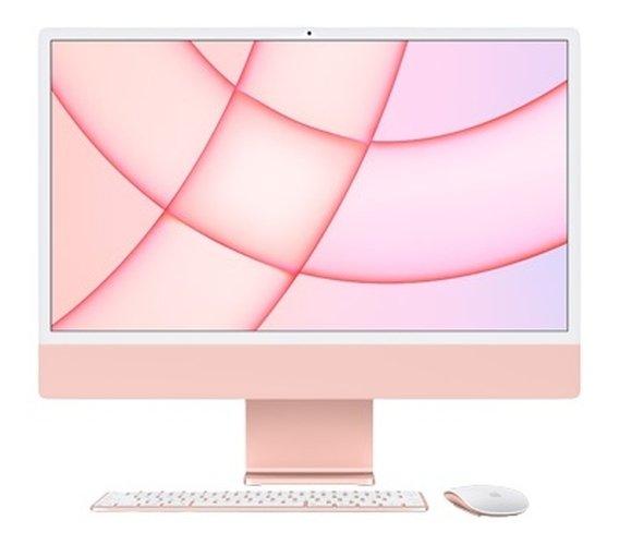 Apple iMac M1 Processor 8GB RAM 512 SSD 24-inch Touch ID 4.5K Retina Display All-In-One Desktop (2021) - Pink