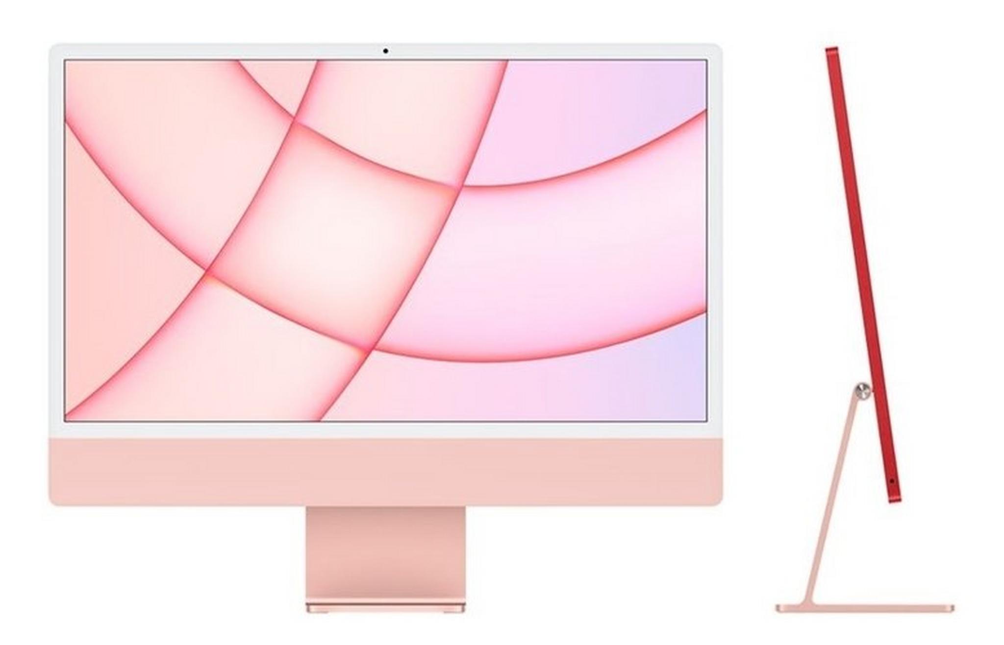 Apple iMac M1 Processor 8GB RAM 256 SSD 24-inch 4.5K Retina Display All-In-One Desktop (2021) - Pink