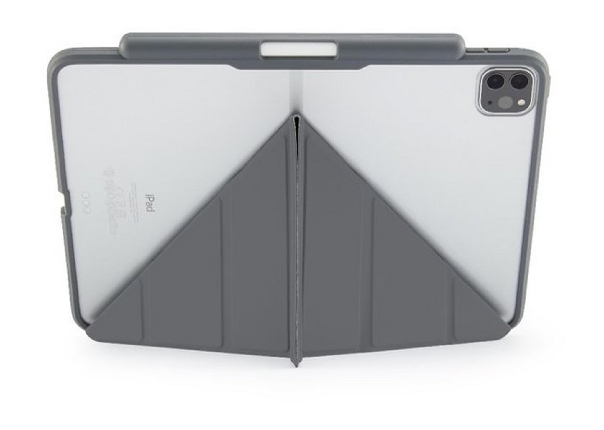 Pipetto iPad Pro 11 (2021) Origami No3 Pencil Case - Dark Grey