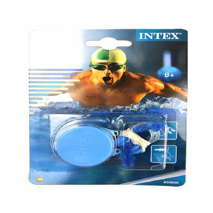 طقم انتكس للسباحة سدادات ومشابك للأنف