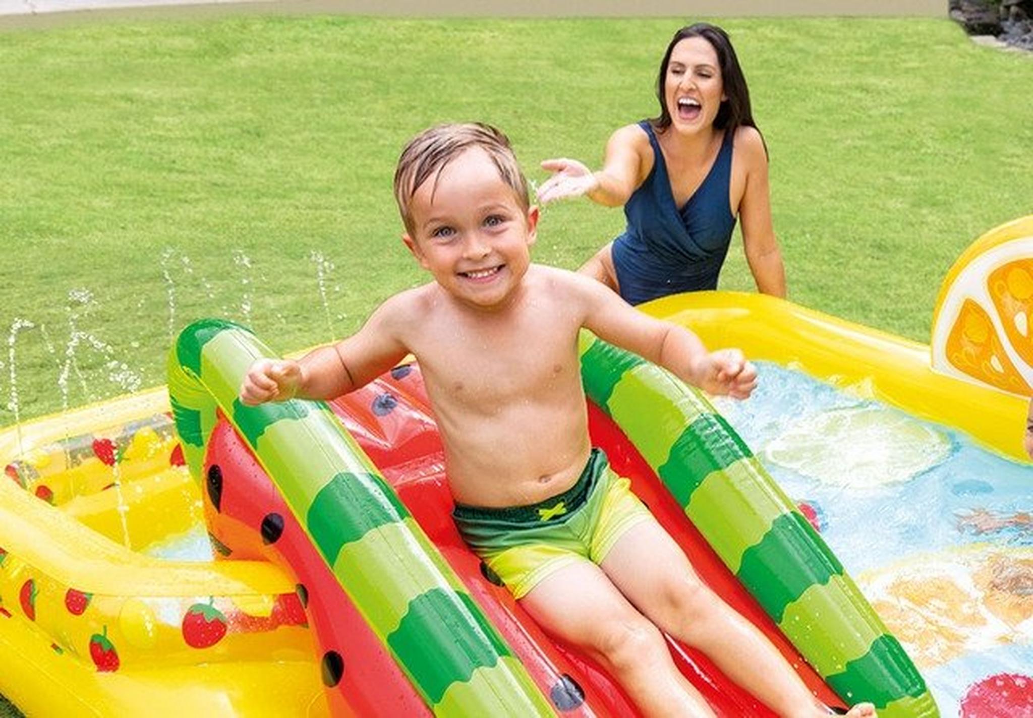 Intex Inflatable Fun 'n Fruity Play Center Swimming Pool