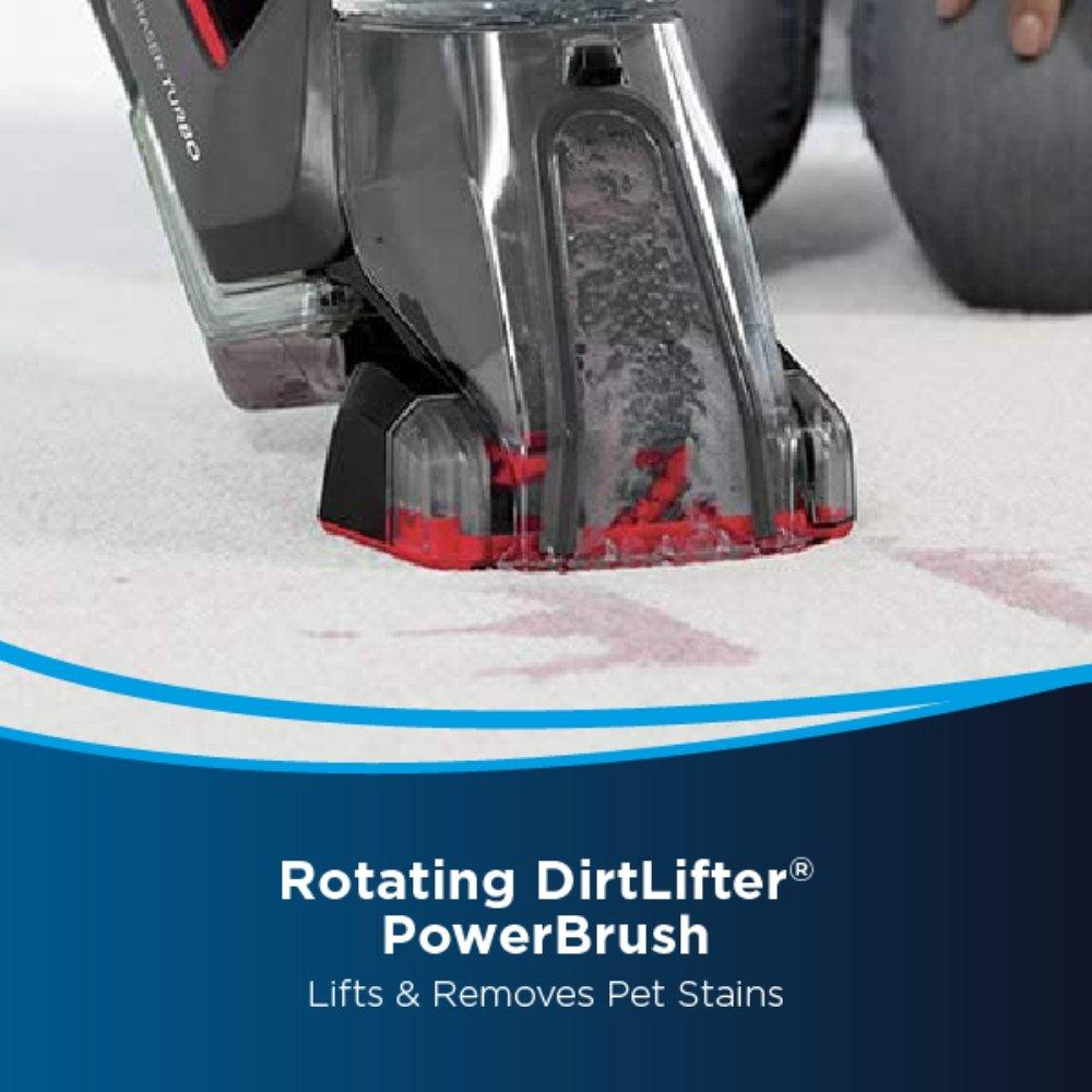 Bissell Turbo PowerBrush Handheld Cordless Stain Eraser, 450 W, 2982K , Gray/Red