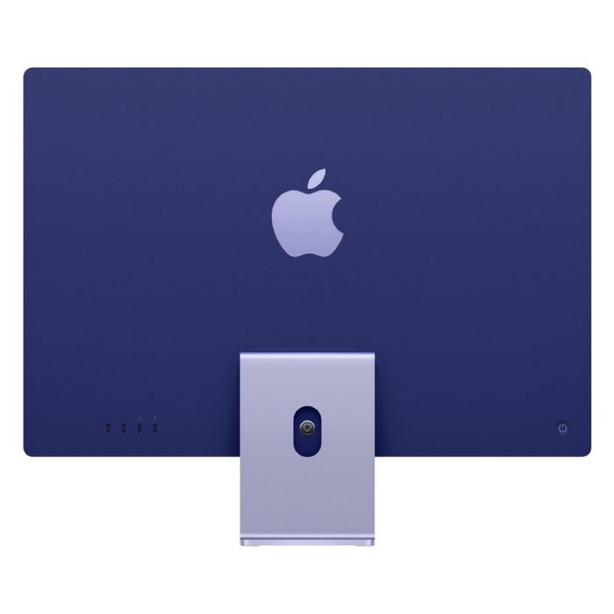 Apple iMac M1 Processor 8GB RAM 256 SSD 24-inch 4.5K Retina Display All-In-One Desktop (2021) - Purple