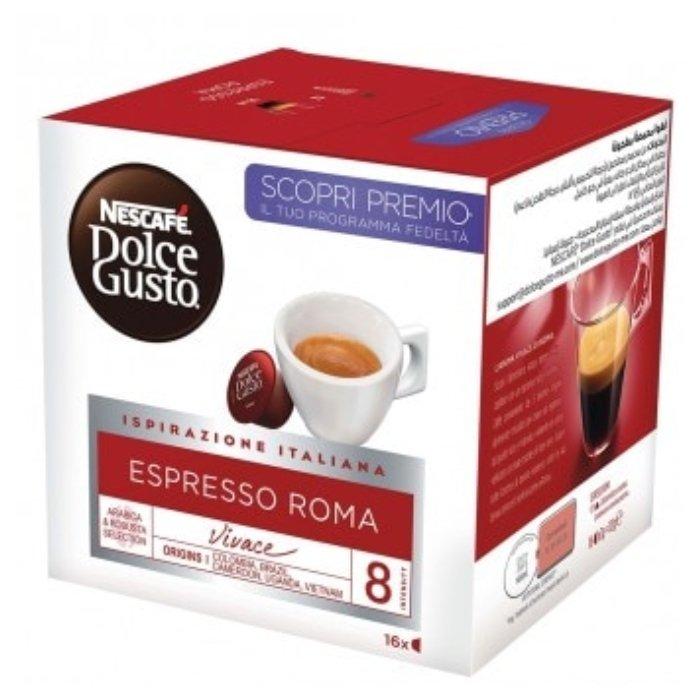 كبسولات قهوة روما من دولتشي جستو - ١٦ كبسولة