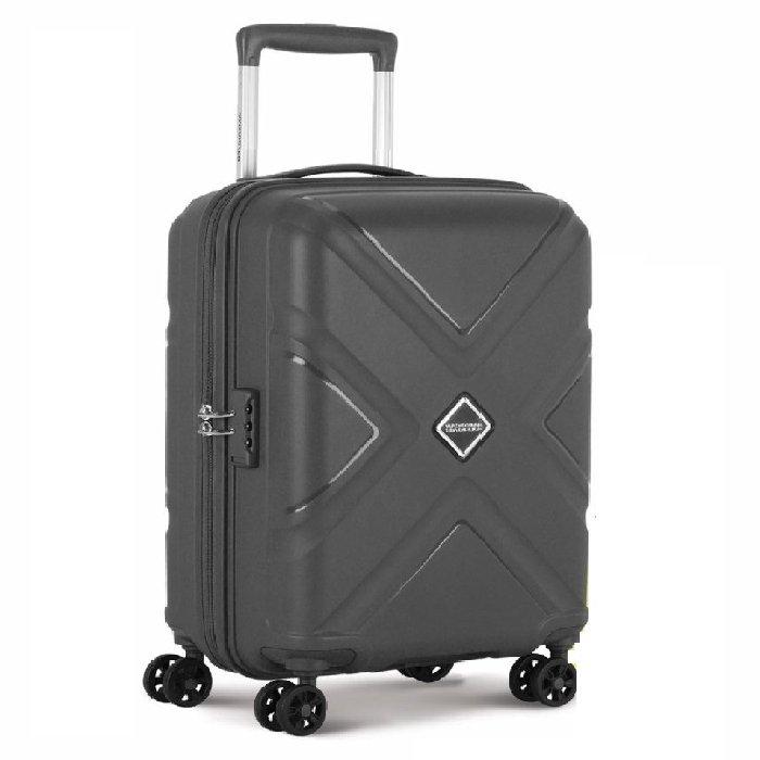 Buy American tourister kross hard spinner 55cm luggage - dark slate in Kuwait