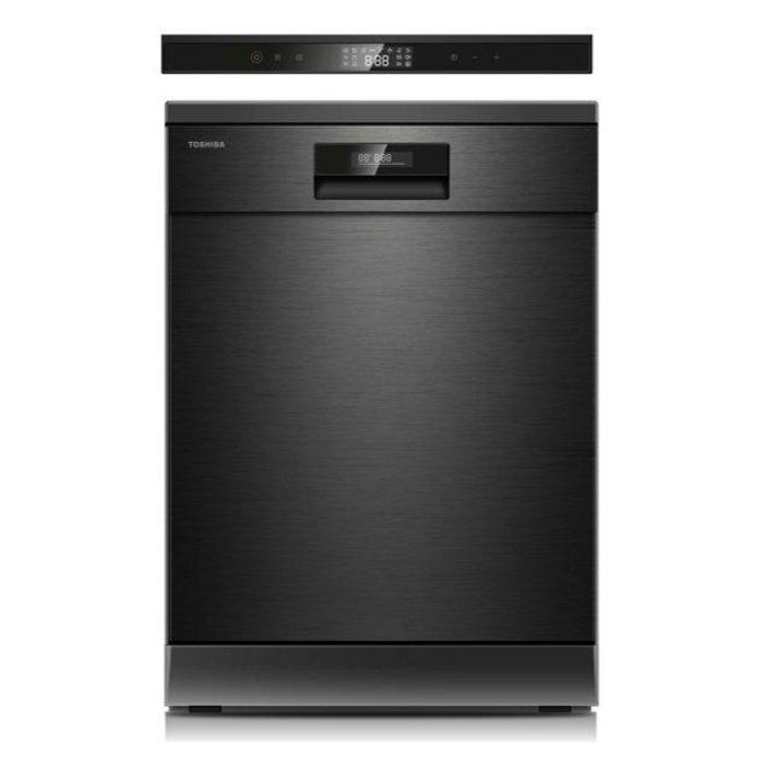 Toshiba DW14F2 14 Place Setting Free Standing Black Dishwasher in KSA Buy Online Xcite