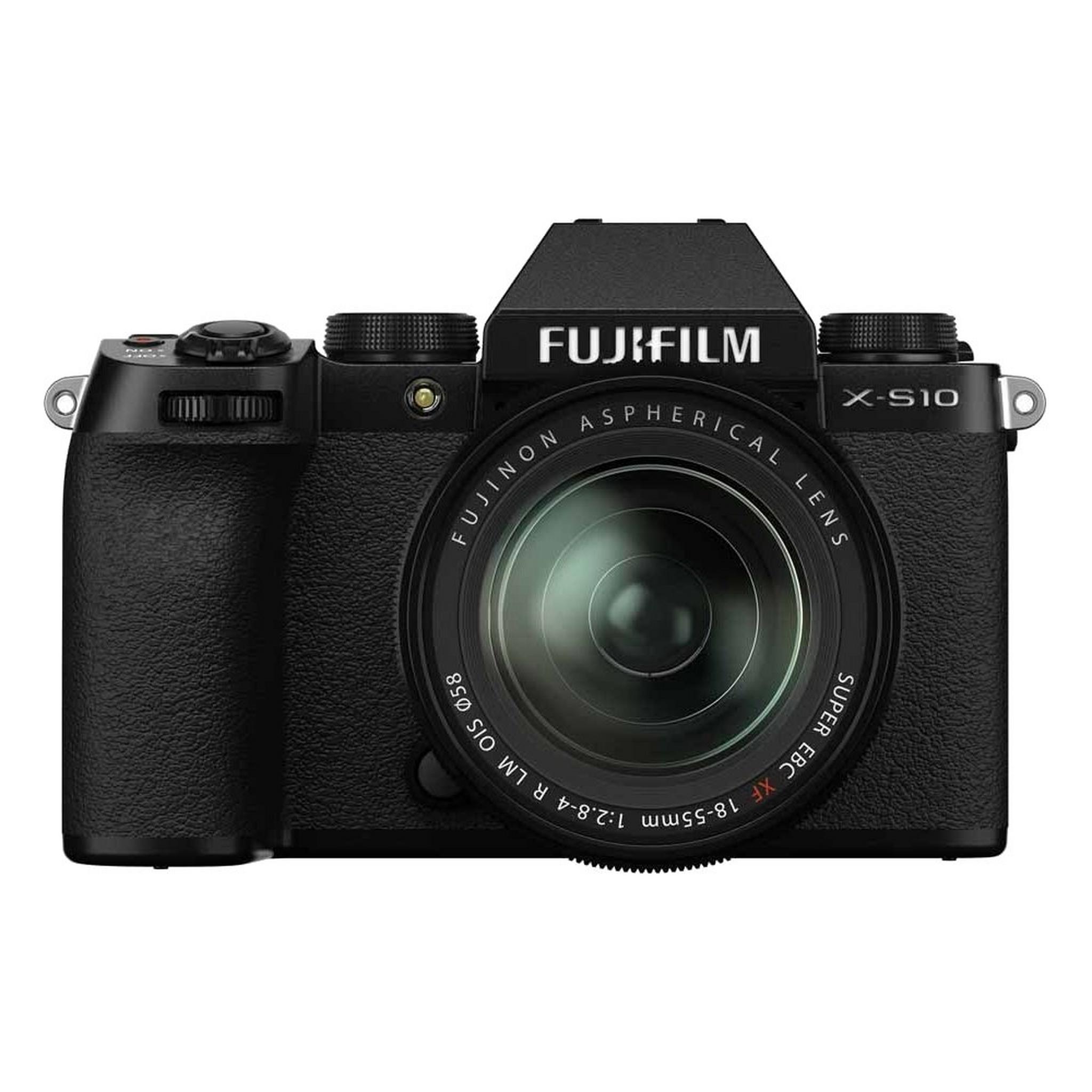 Fujfilm X-S10 Mirrorless Digital Camera with 18-55mm Lens