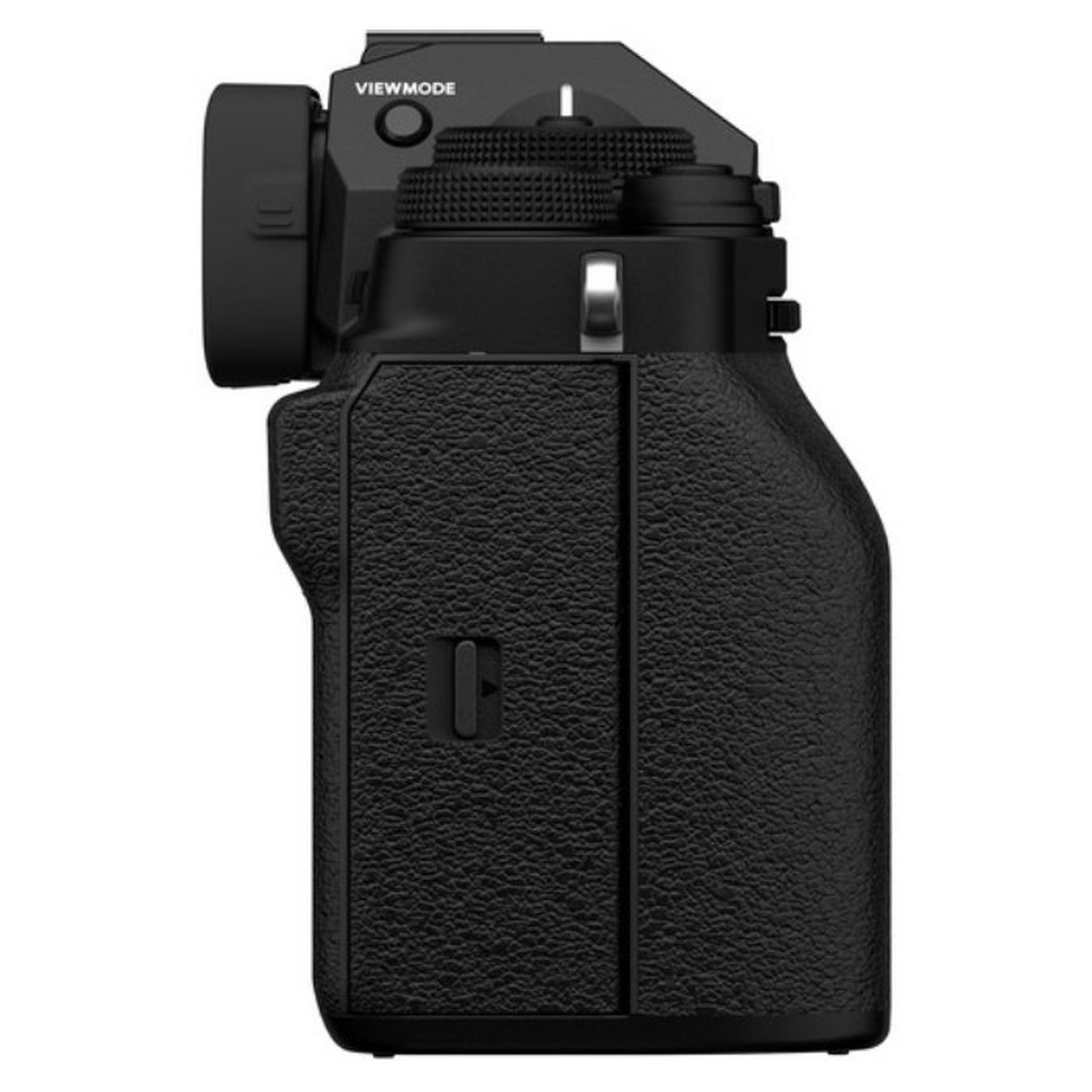 كاميرا فوجي فيلم X-T4 ديجيتال بدون مرآة مع عدسة 18-55 ملم - أسود