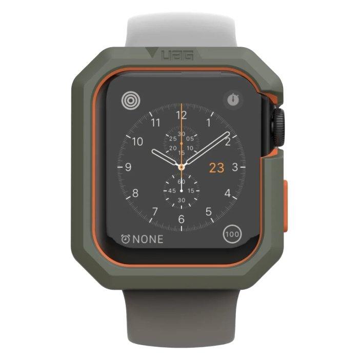 UAG Apple Watch 44mm Civilian Case - Olive/Orange