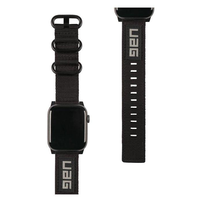 Buy Uag apple watch 44/42mm nato eco strap - black in Kuwait