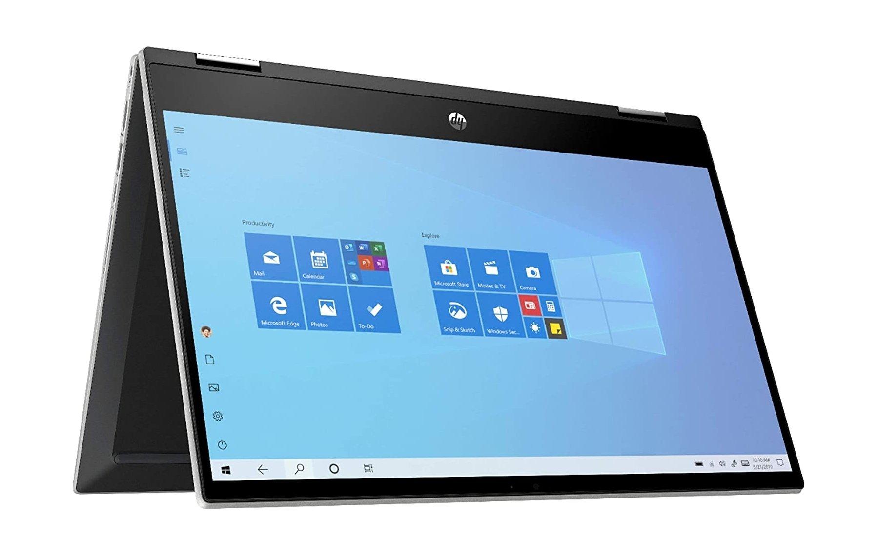 لابتوب اينفي اكس360 ايه ام دي رايزن 5، رام 8 جيجابايت، 512 جيجابايت اس اس دي، 15 بوصة كاملة الوضوح باللمس من اتش بي - اسود