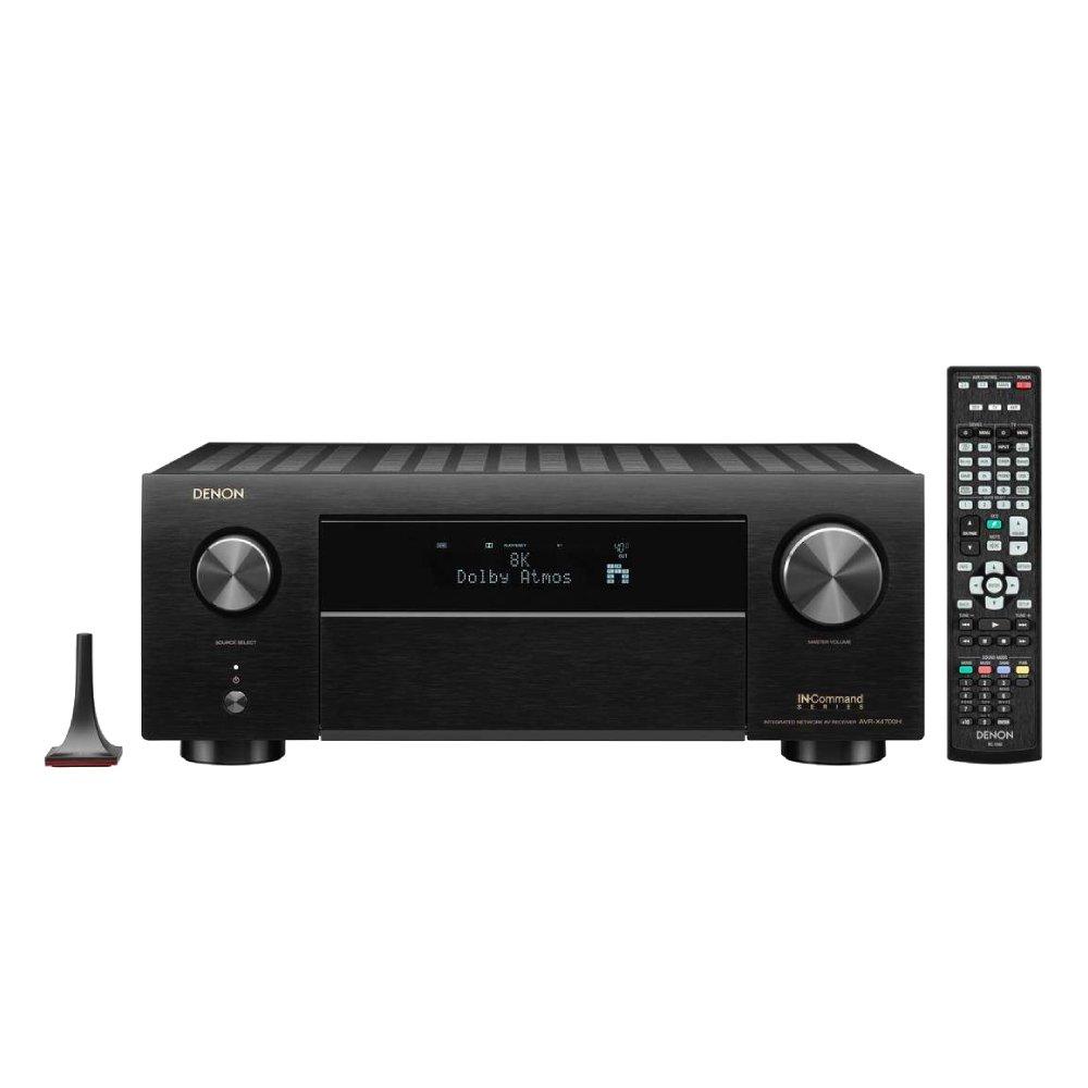 Denon 8K AV Receiver,9.2 Chanel, 125W, AVCX4700HBKE2 - Black