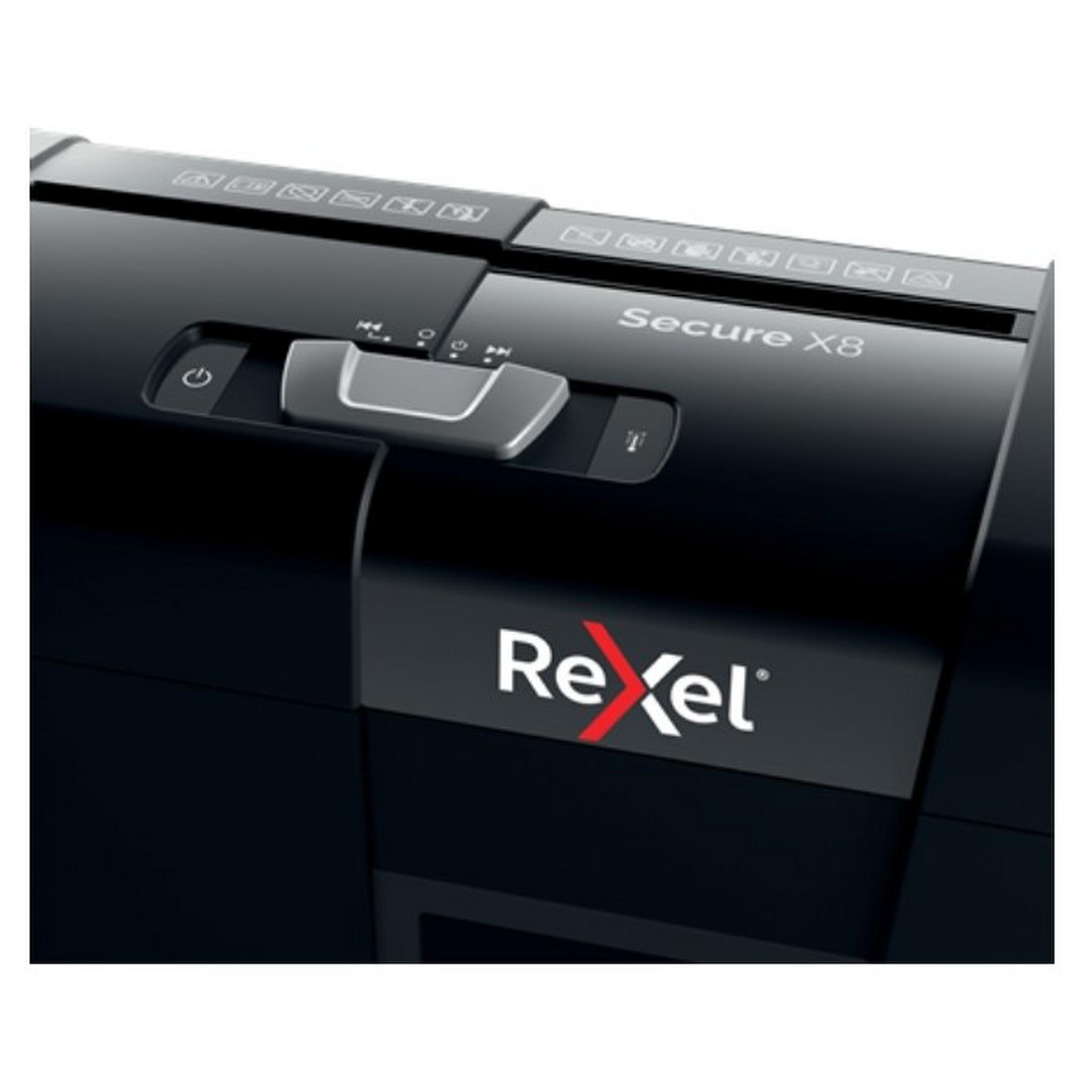 Rexel Secure X8 Cross Cut Paper Shredder