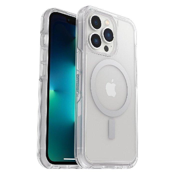 غطاء حماية سلسلة سميتري مع ماجسيف لهاتف ايفون 13 برو من اوتر بوكس - شفاف