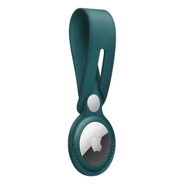 Apple AirTag Leather Loop - Forest Green