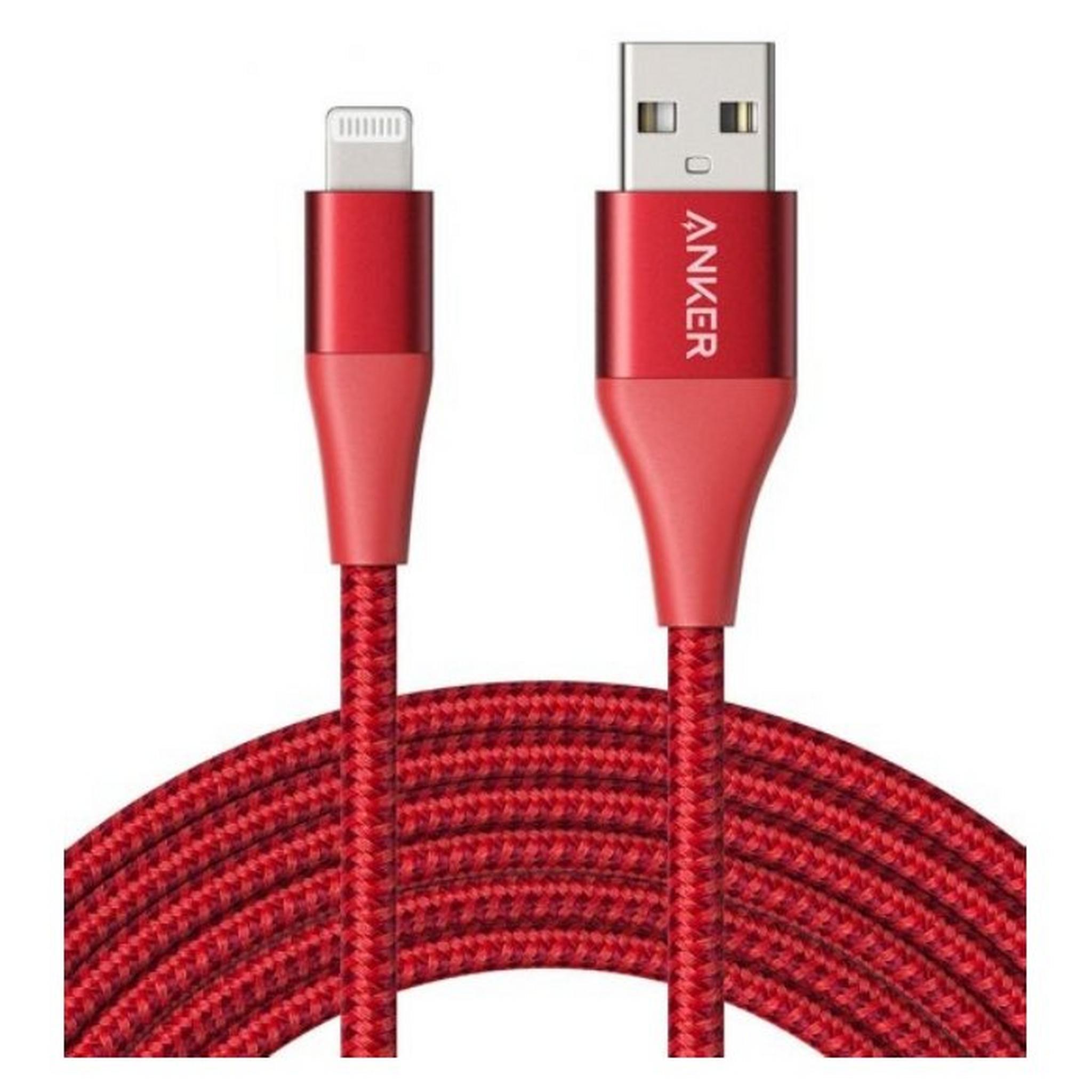 Anker PowerLine+ II Lightning 3m Cable - Red