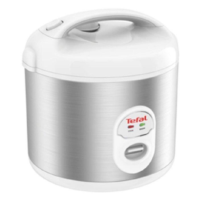Tefal Rice Cooker, 540W, 1.8L, RK242127 - Silver/White