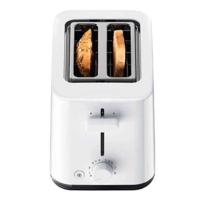محمصة خبز بفتحتين بقوة ٩٠٠ واط من براون (HT1010WH)
