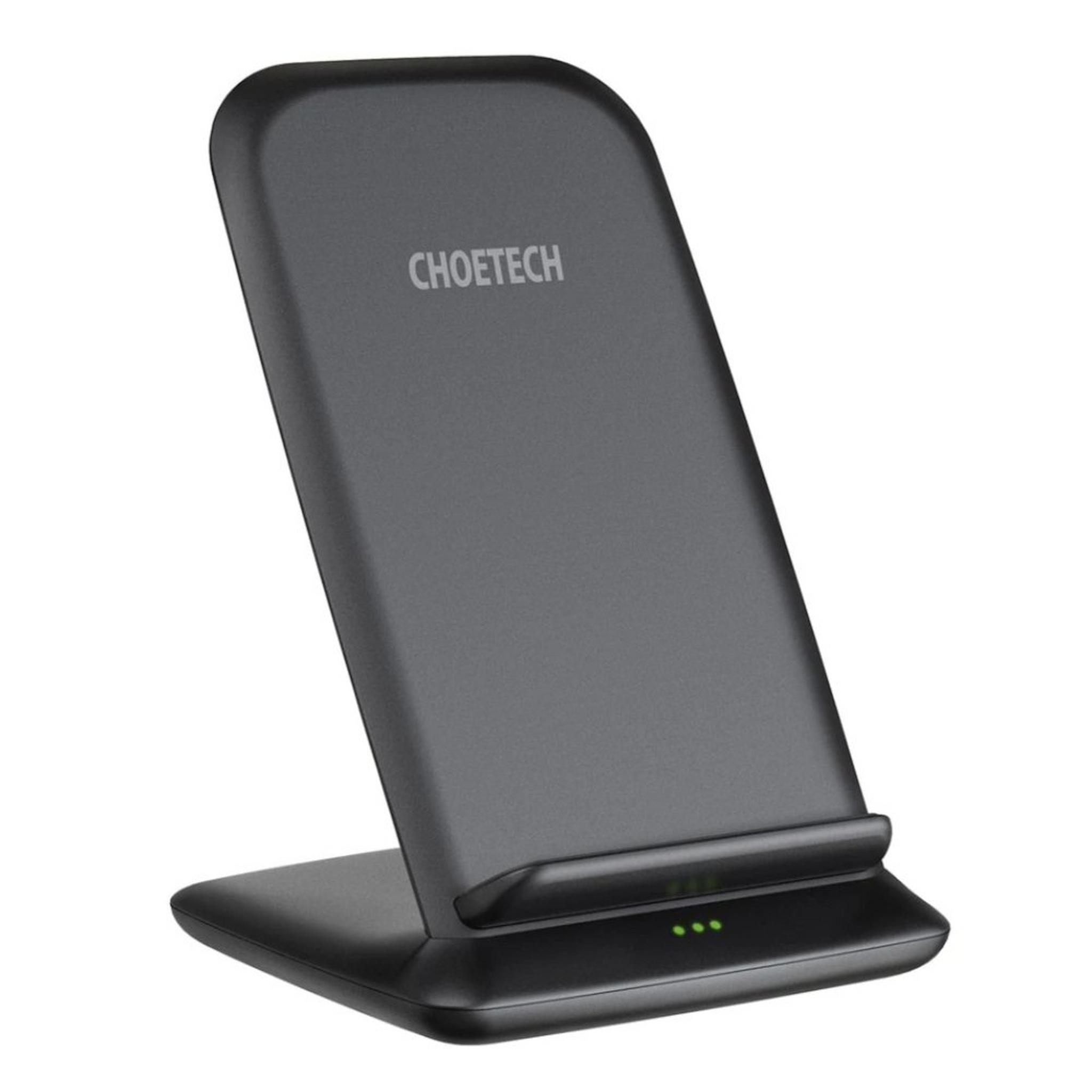 Choetech 15W Wireless Fast Charging Stand - Black