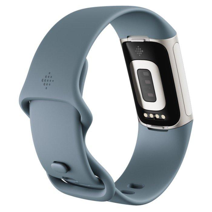 Fitbit Charge 5 Fitness Tracker - Blue / Platinum Stainless Steel