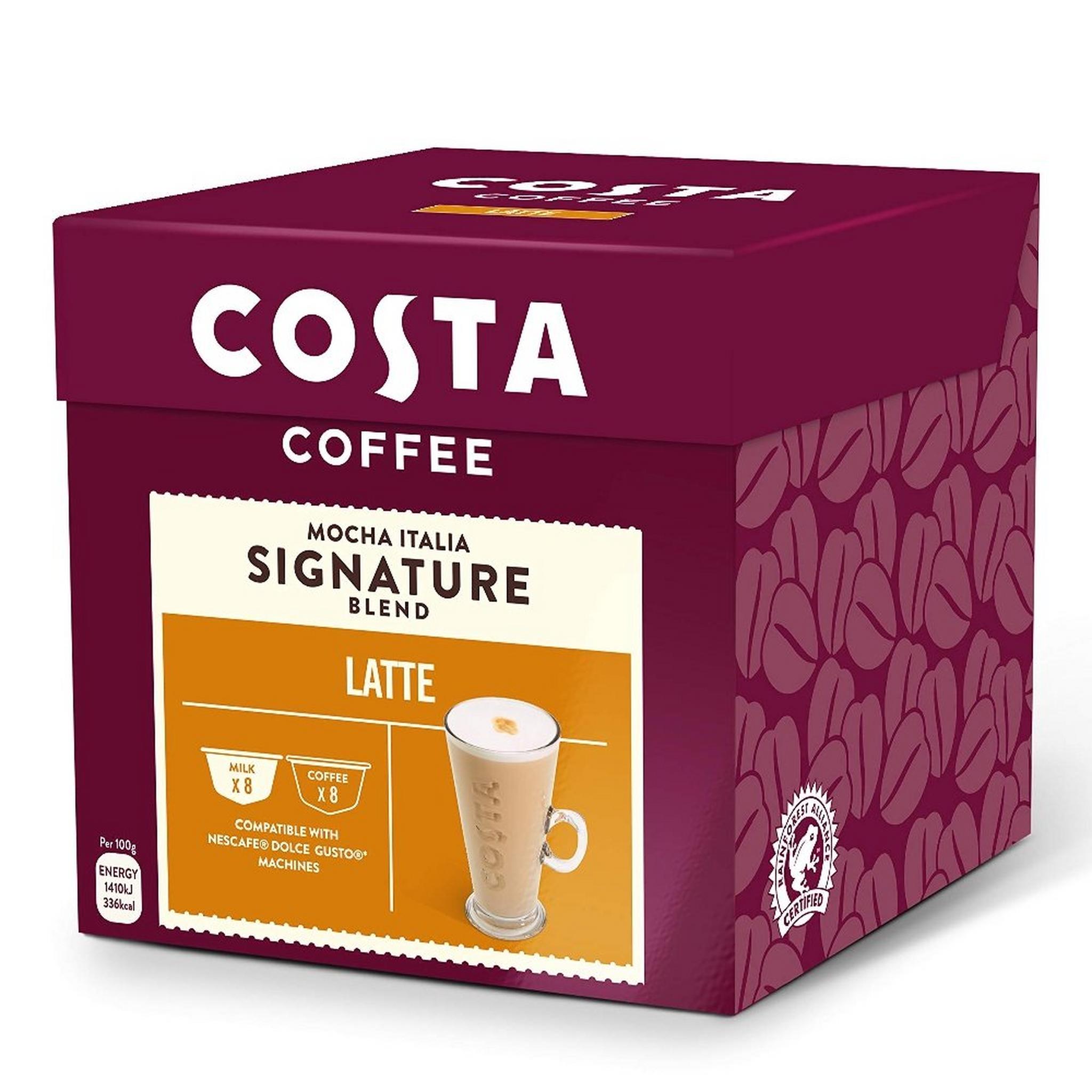 Costa for Dolce Gusto Latte- 16 Capsules