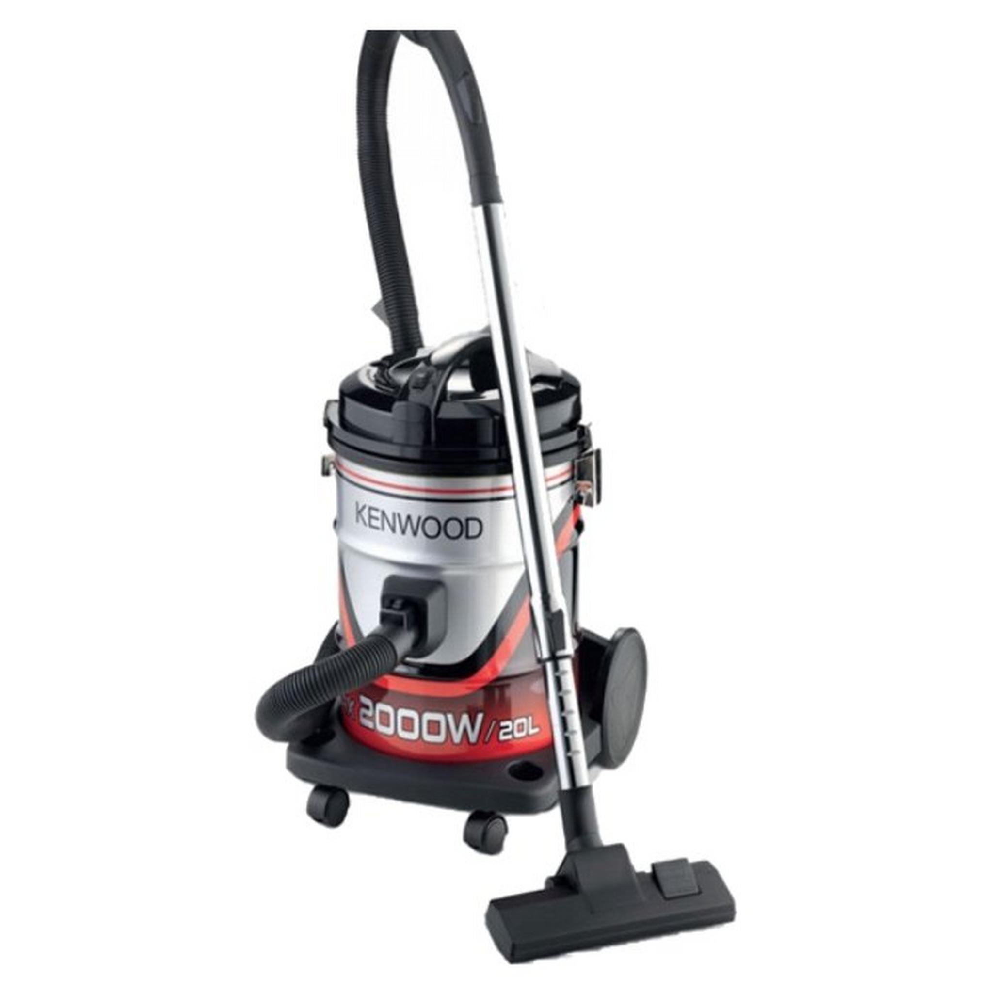 Kenwood Drum Vacuum Cleaner, 2000W,  20 Litre, VDM40.000BR - Black