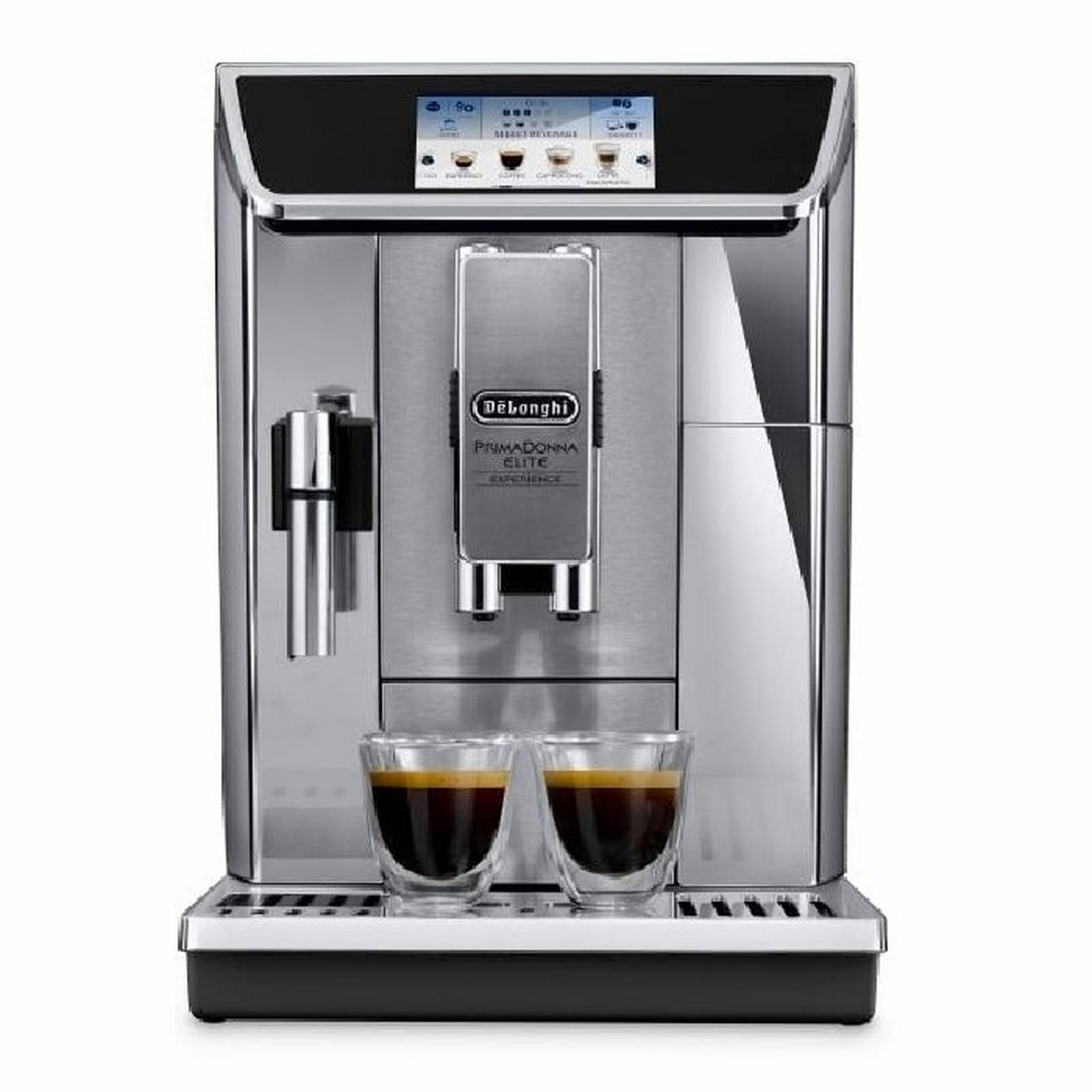 ماكينة تحضير القهوة ايليت ديلونجي ، قدرة 1450 واط، سعة 1 لتر، DLECAM650.85MS - ستانلس ستيل