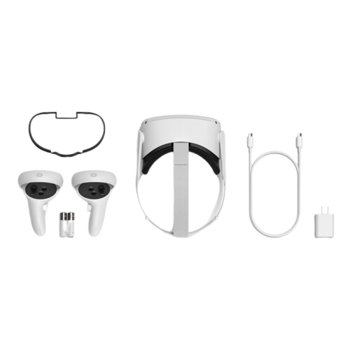 Oculus Quest 2 Advanced All-In-One Virtual Reality Headset, 128GB - White