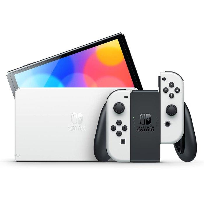 Buy Nintendo switch oled console - white in Saudi Arabia