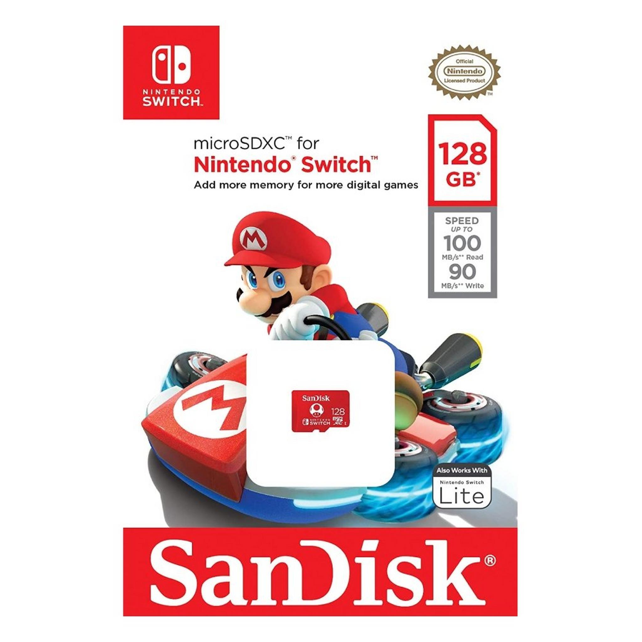 SanDisk 128GB MICROSDXC Memory Card UHS-1 100MB/S (Nintendo Switch)