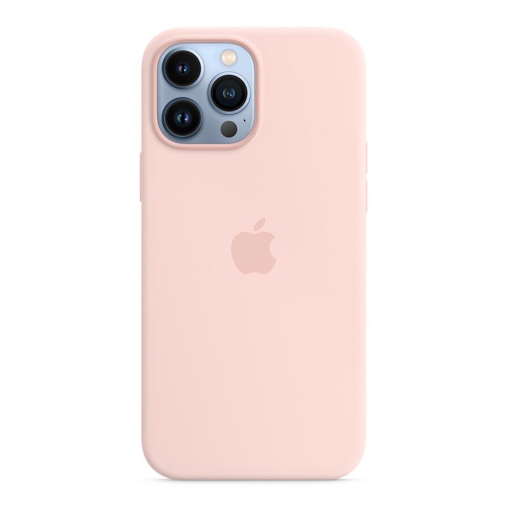 Apple iPhone 13 Pro Max Silicone Case with MagSafe - Chalk Pink