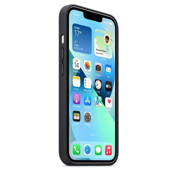 Apple iPhone 13 Leather Case with MagSafe - Midnight