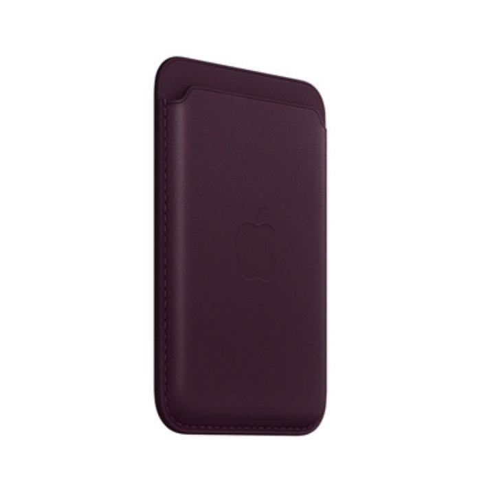 Apple iPhone Magsafe Leather Wallet - Dark Cherry