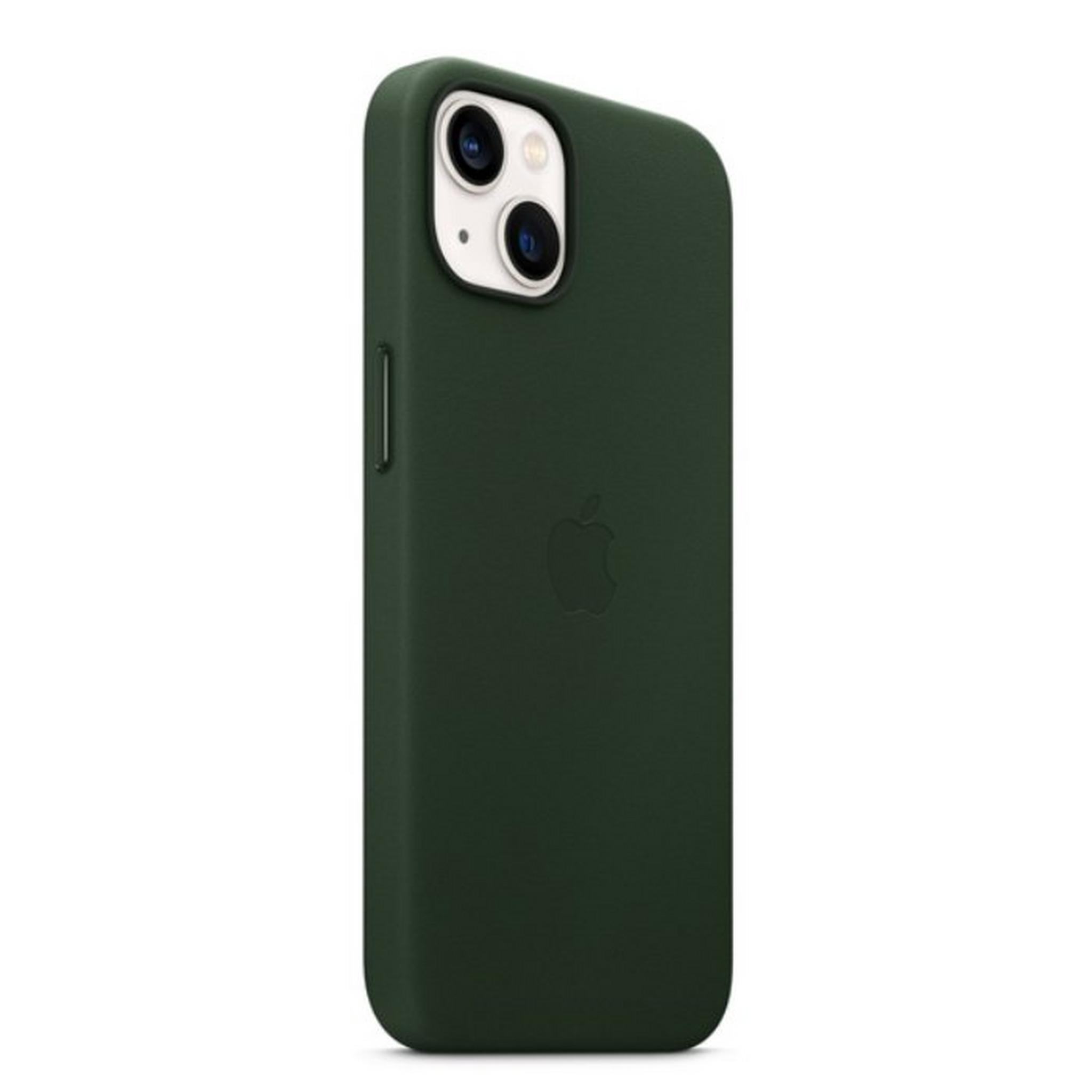 Apple iPhone 13 mini  MagSafe Leather Case - Sequoia Green