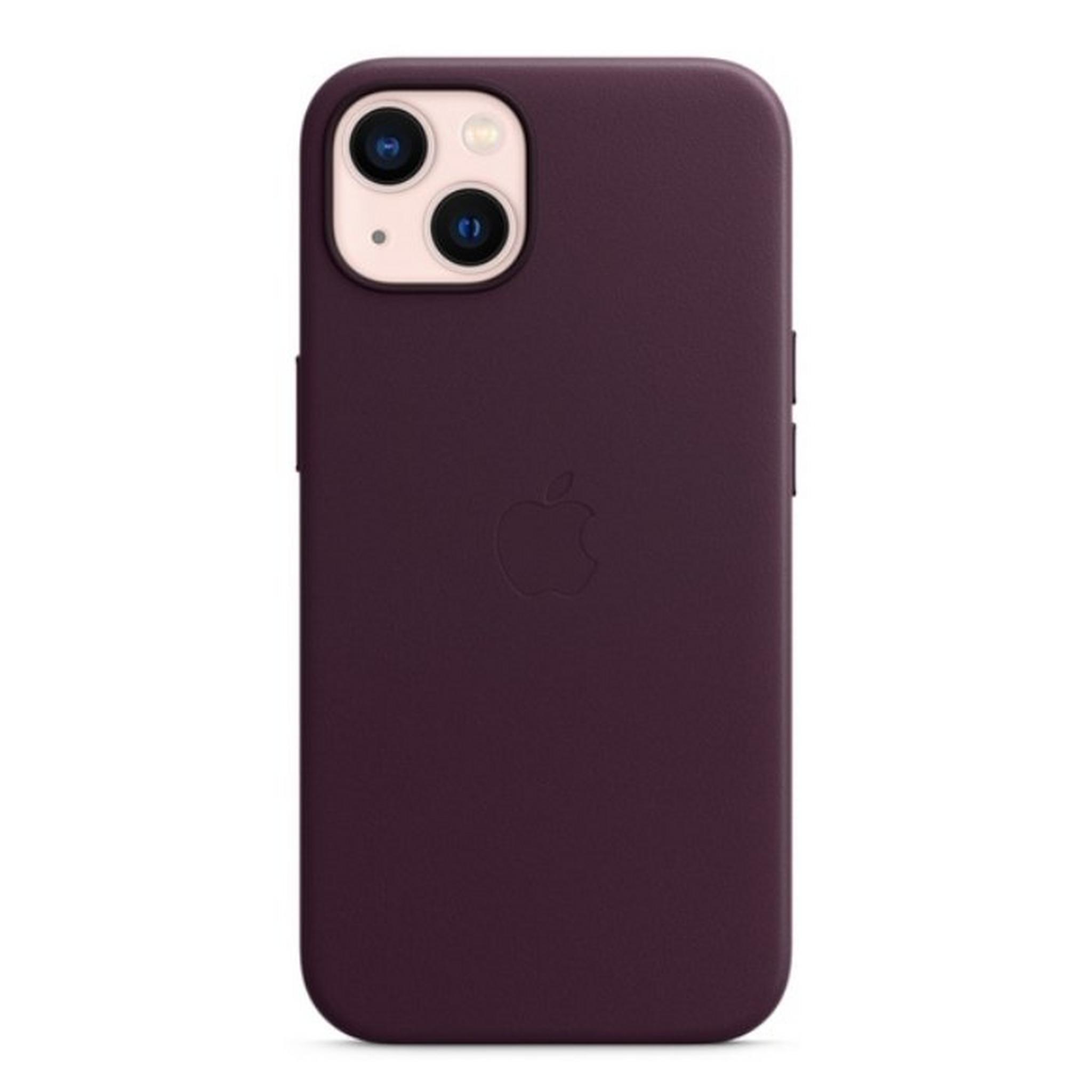 Apple iPhone 13 MagSafe Leather Case - Dark Cherry