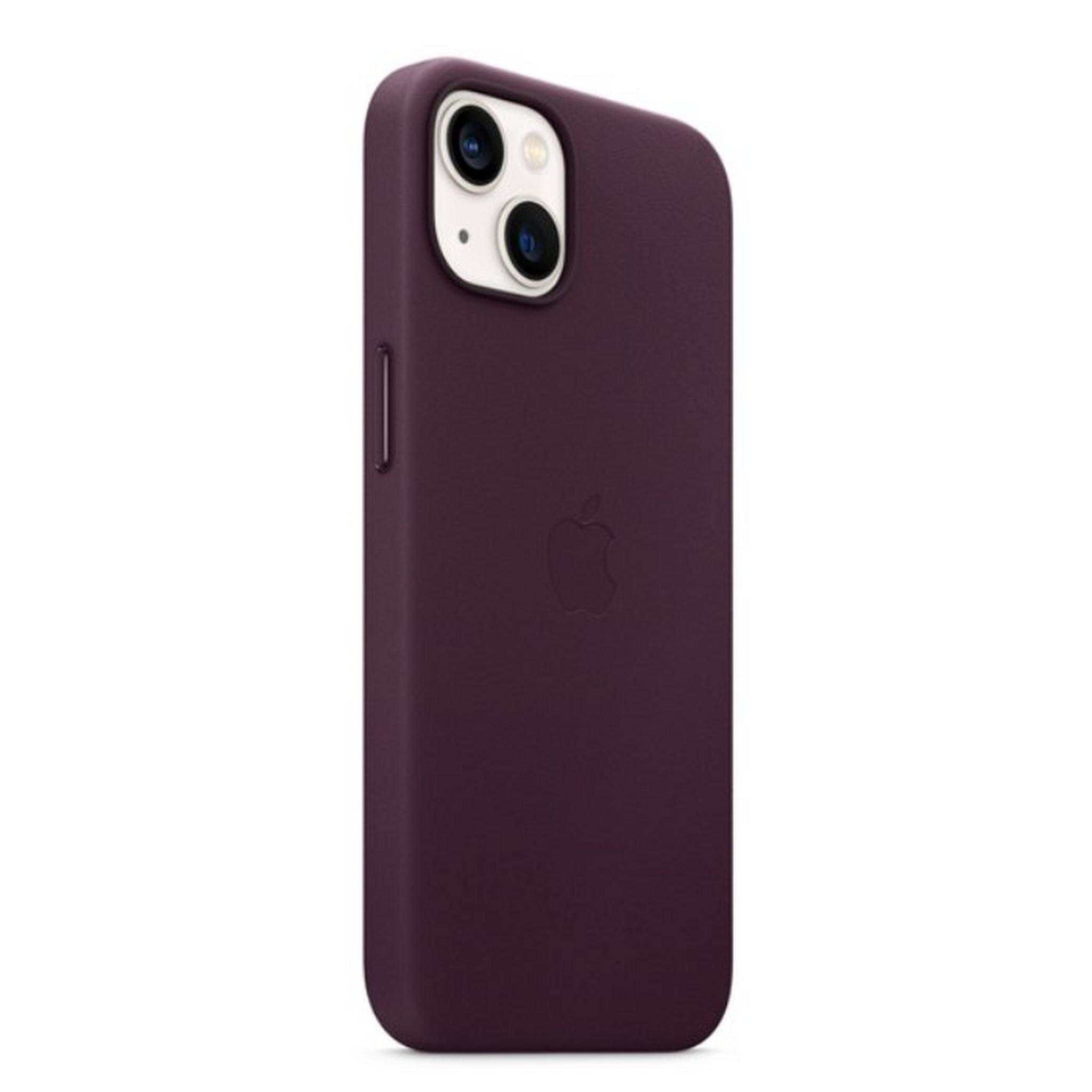 Apple iPhone 13 MagSafe Leather Case - Dark Cherry