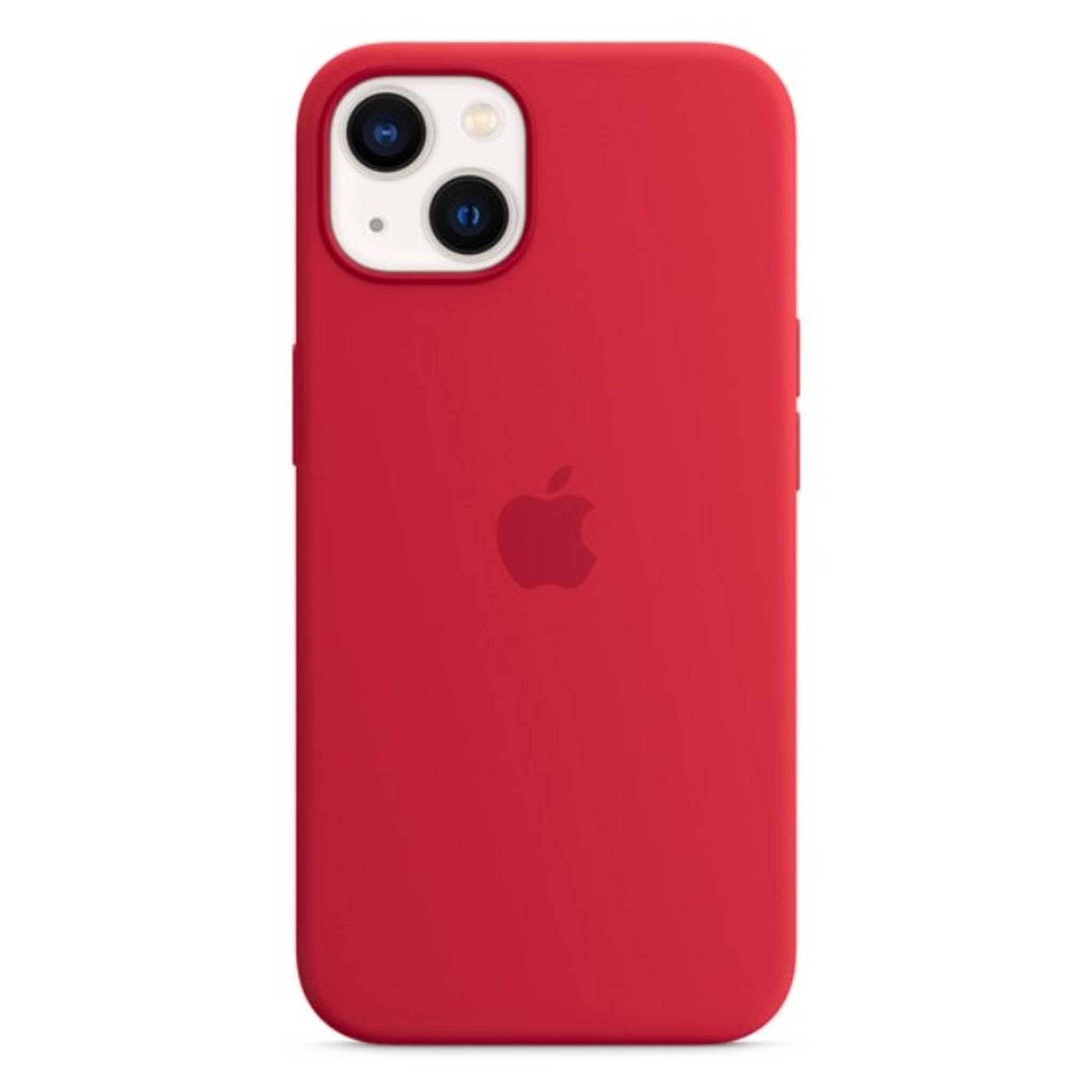 Apple iPhone 13 MagSafe Silicone Case - Red