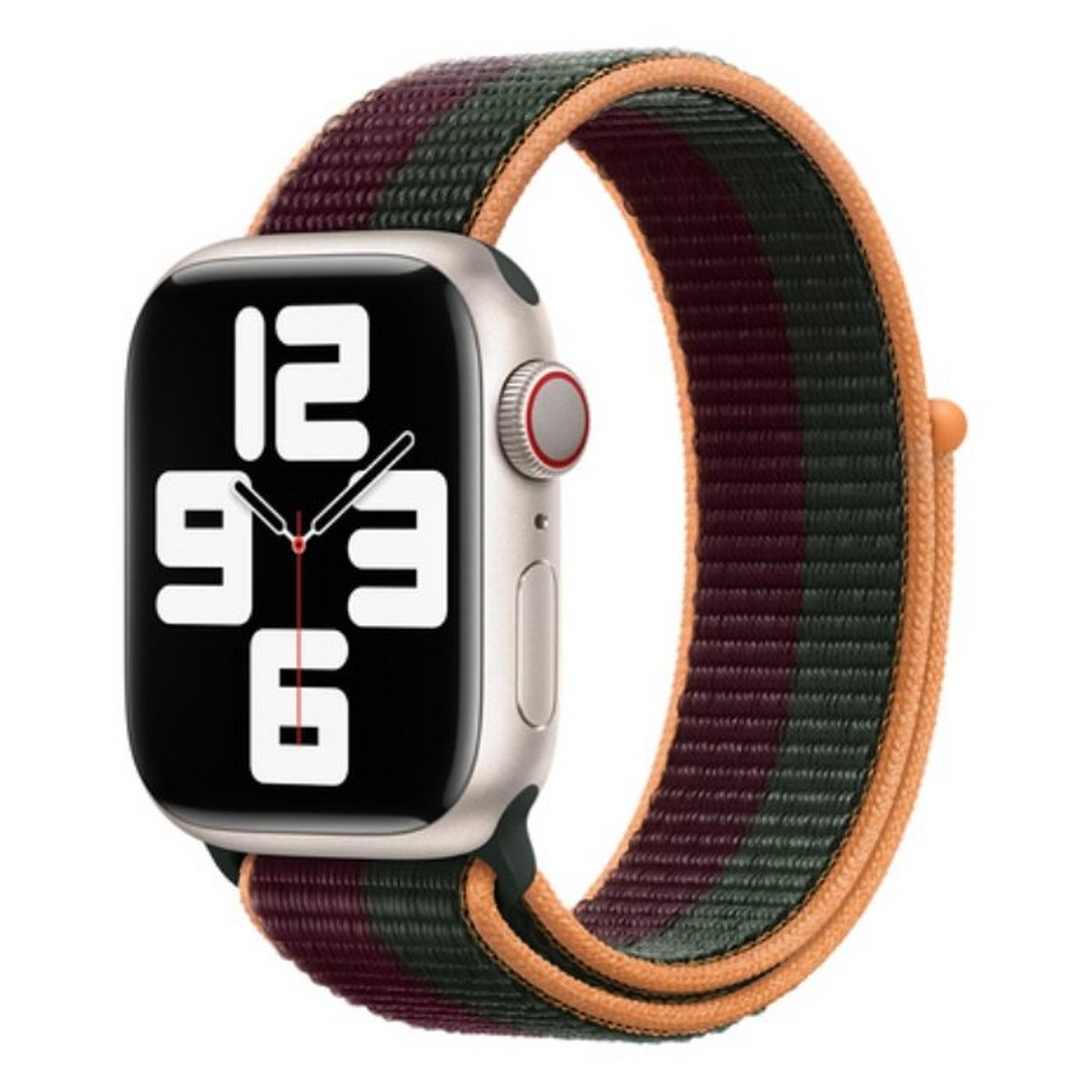 Apple Watch 41mm Sport Loop - Dark Cherry/Forest Green