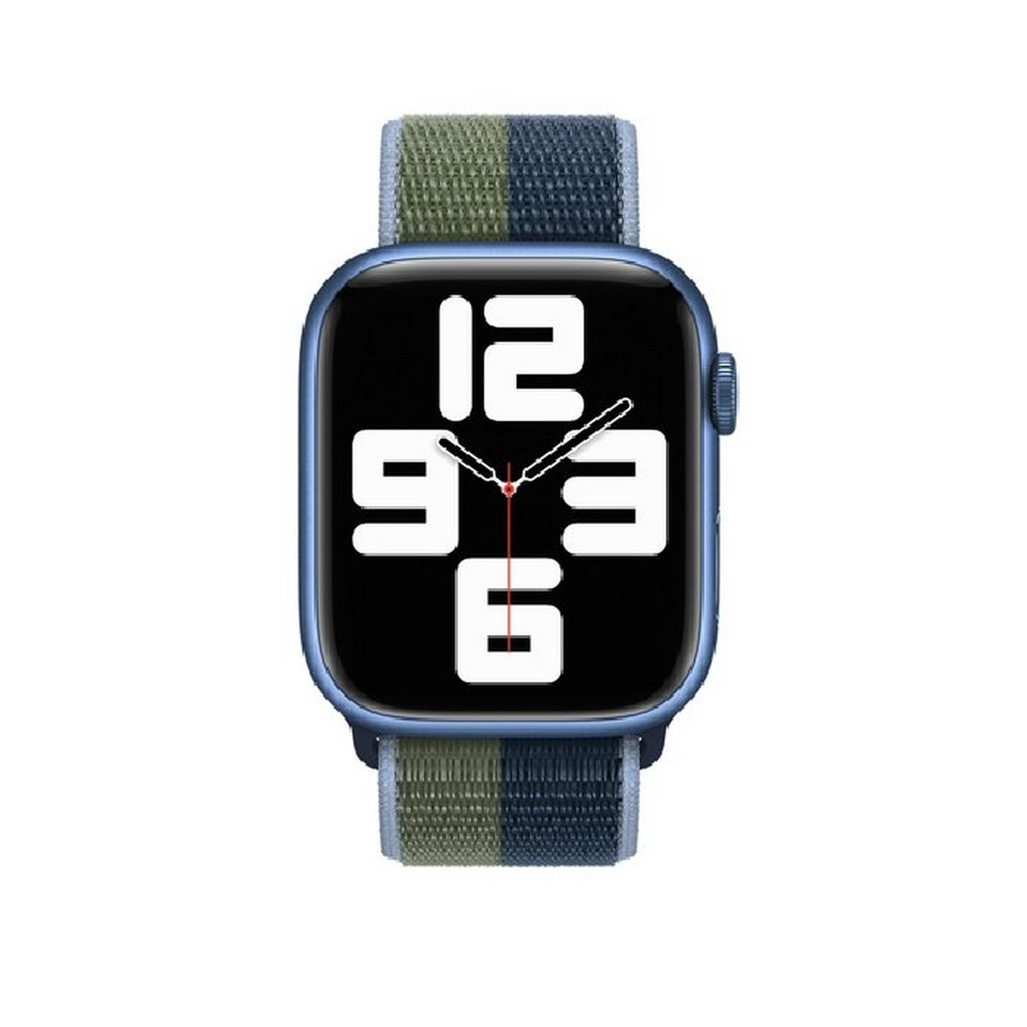 Apple Watch 45mm Sport Loop - Abyss Blue/Moss Green