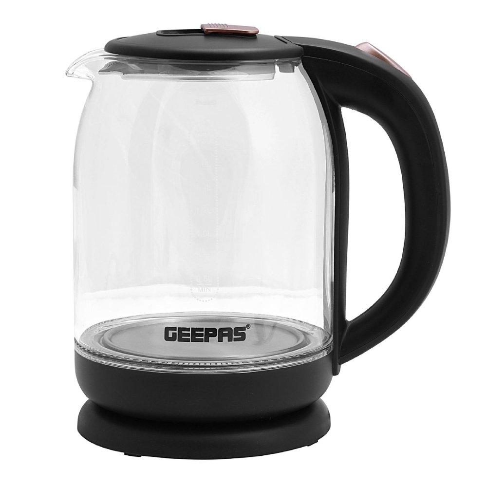 Geepas 1500W, 1.8L Glass Kettle - GK9901